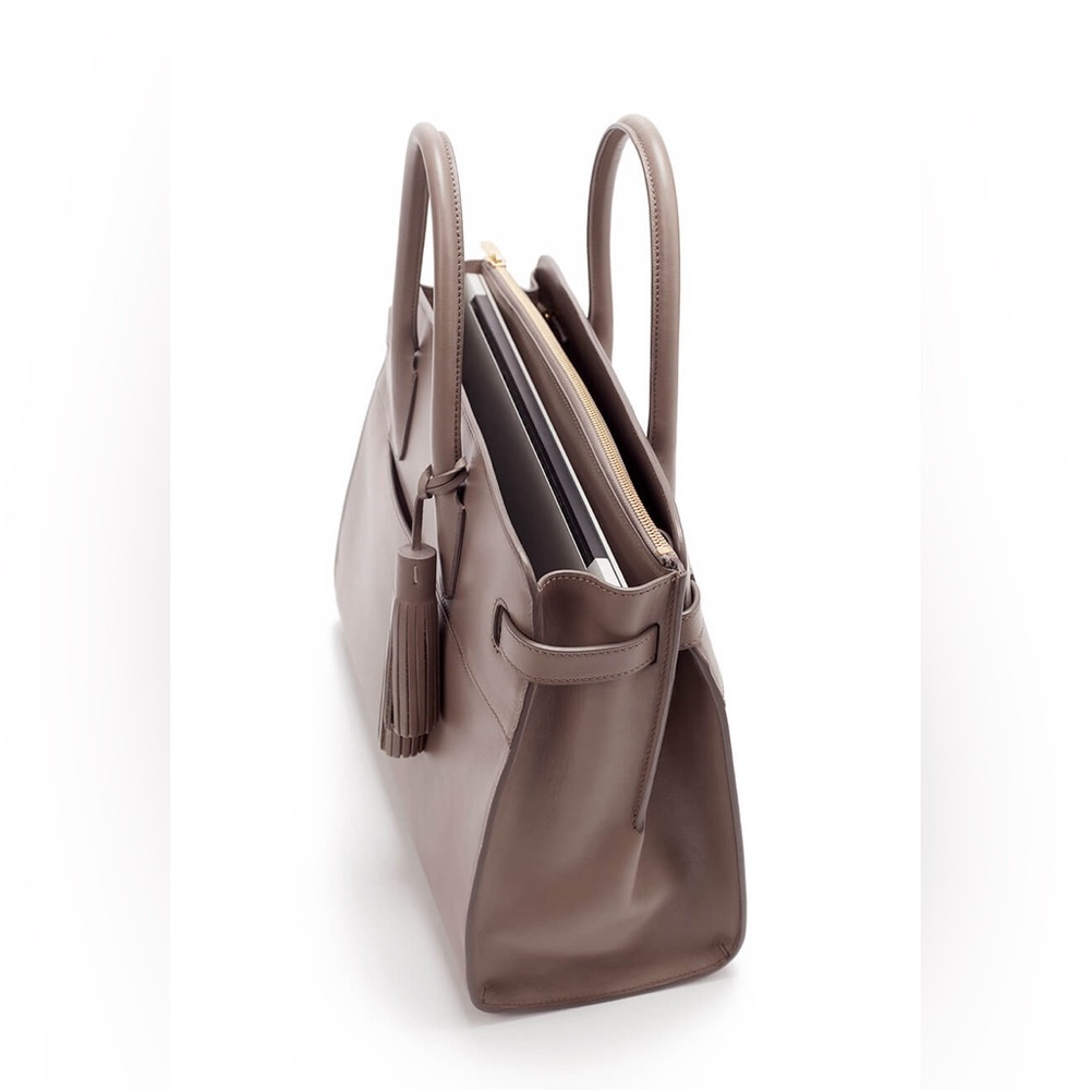 Cuyana Work Satchel in Clay Smooth Leather - Picture 15 of 17
